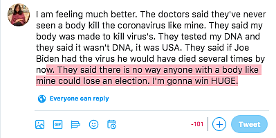 Docs Had Never Seen a Body Kill COVID Like Mine: Not Trump’s Words