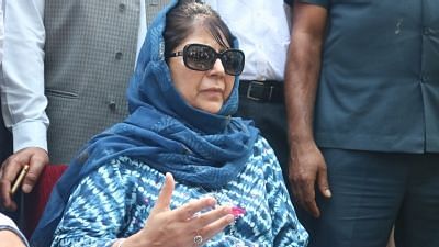 Former Jammu and Kashmir (J&amp;K) Chief Minister and Peoples Democratic Party (PDP) leader Mehbooba Mufti.&nbsp;