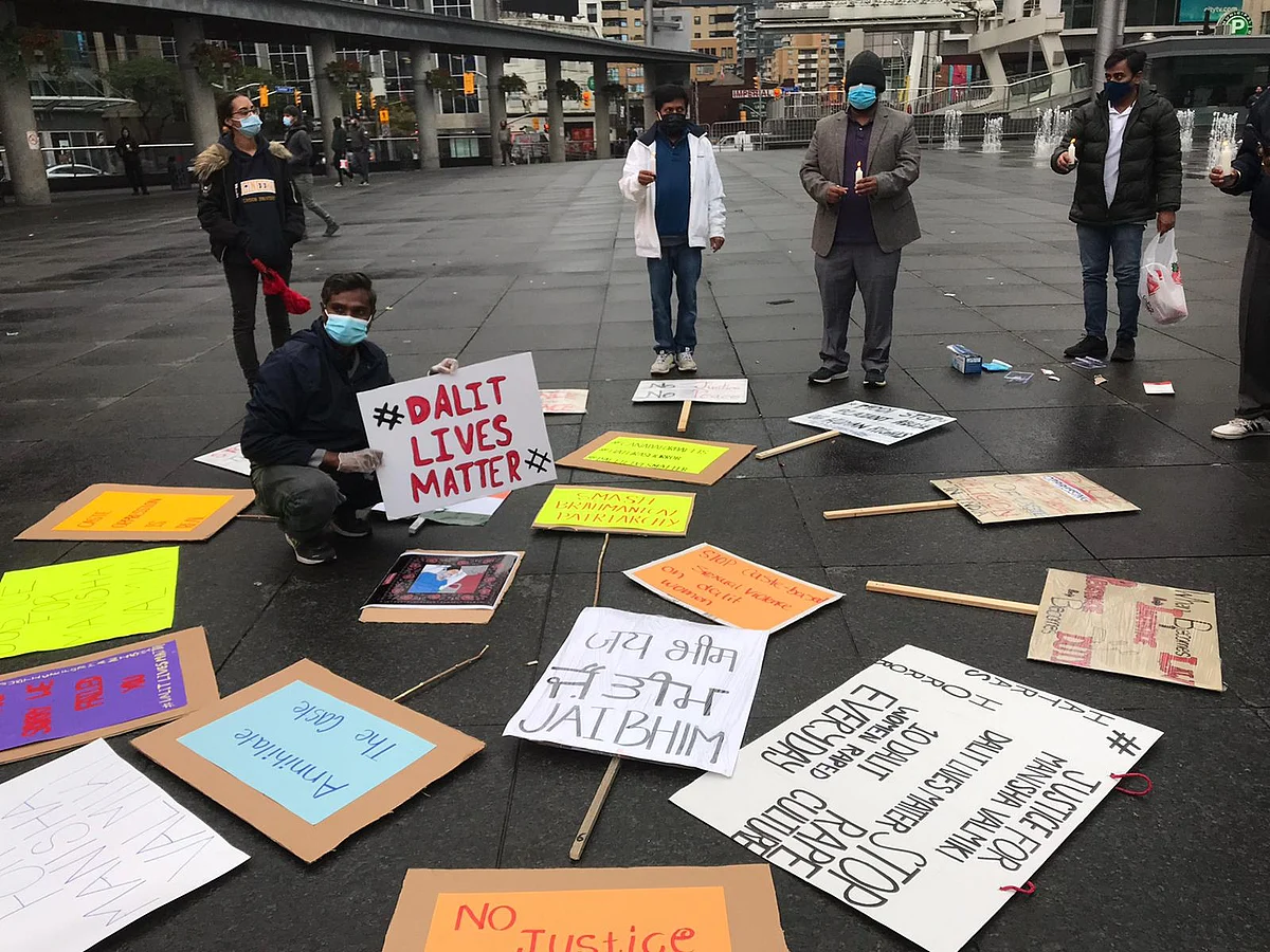 Dalit Lives Matter protest in Toronto.