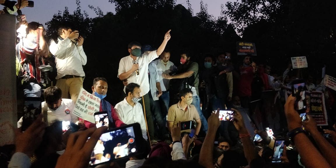 Oppn, Citizens Throng Delhi’s Jantar Mantar Over Hathras Case