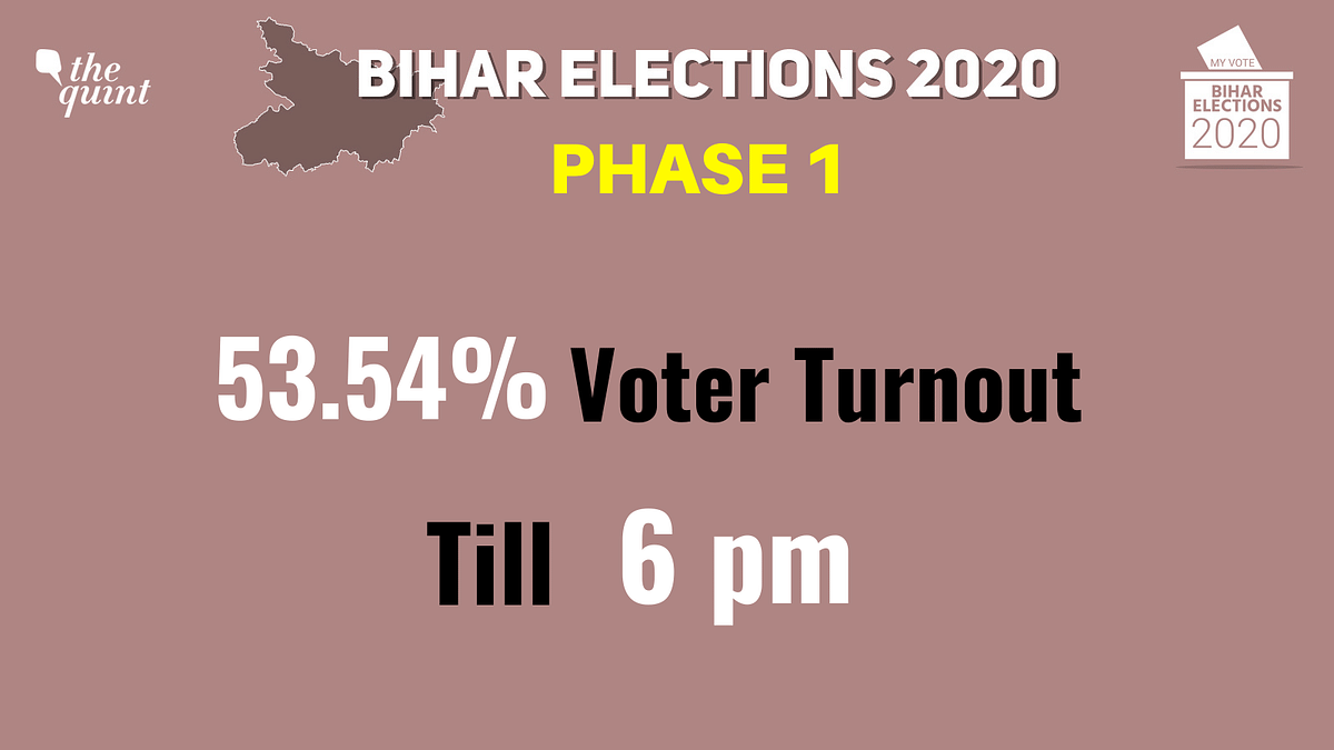 Catch all the live updates on phase one voting for the Bihar Assembly elections here.