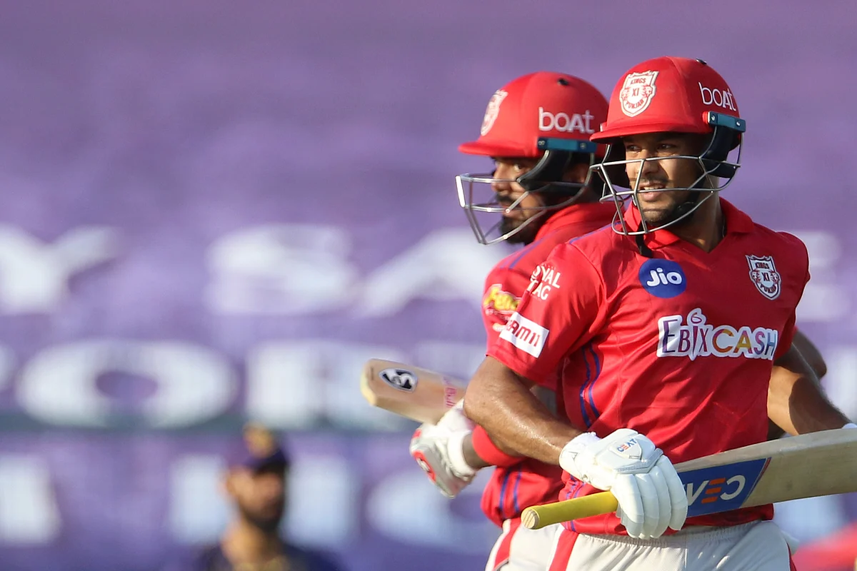 Mayank Agarwal and KL Rahul stitched a 115-run opening stand.