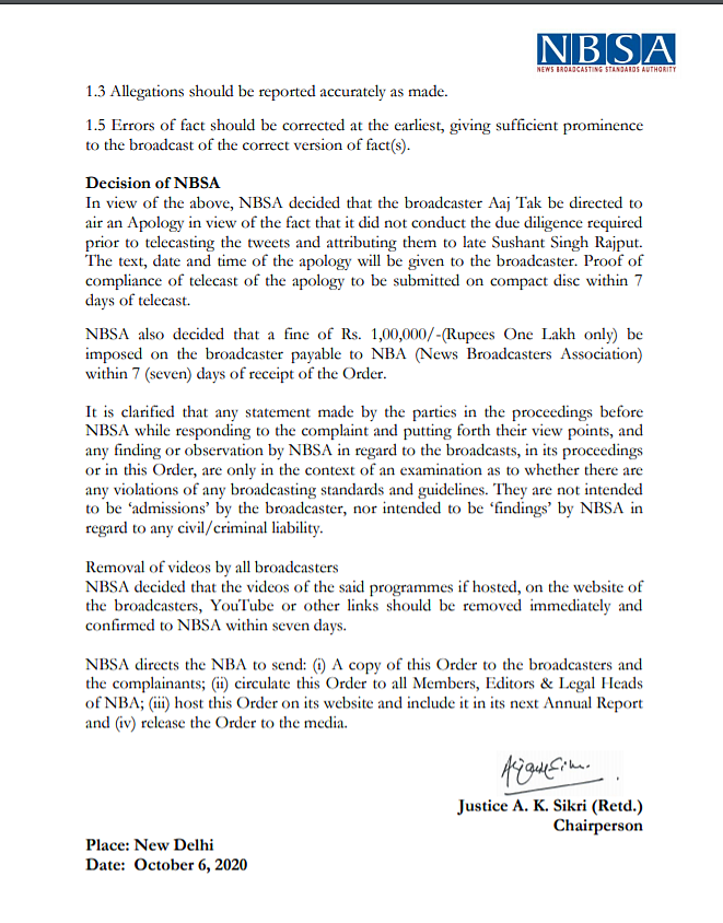 NBSA Orders News Channels to Apologise for ‘Insensitive Reporting’