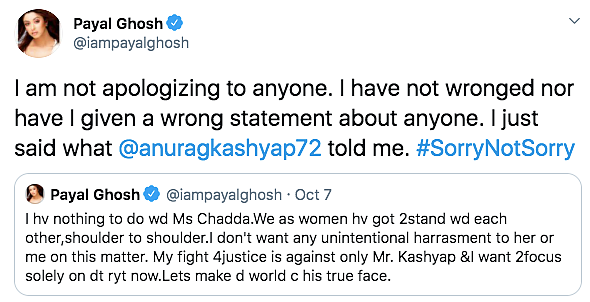 Richa Shares Court Order After Payal Ghosh Refuses to Apologise