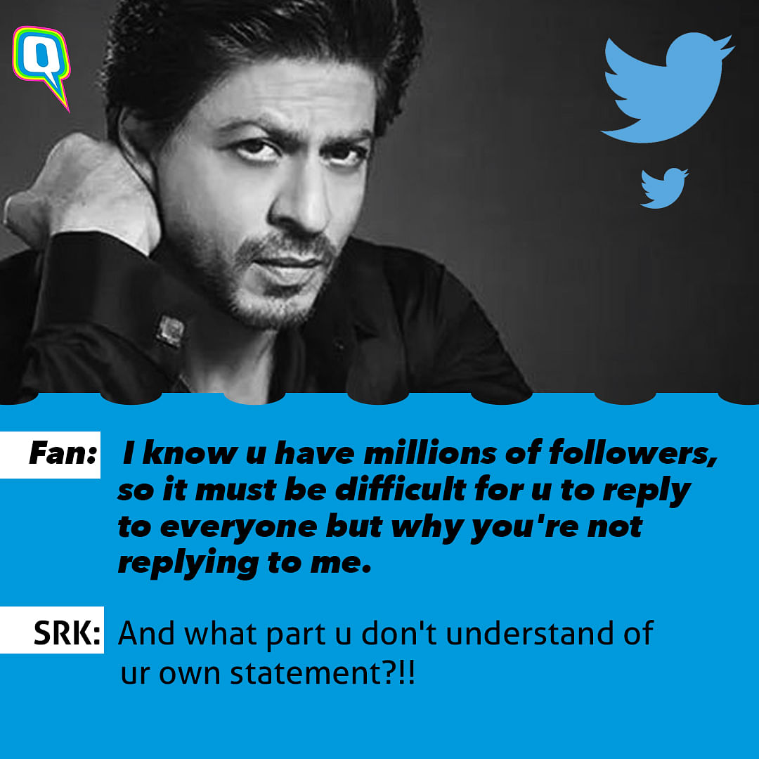 For SRK's 55th, we bring to you his sassiest tweets ever. 