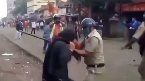 The man who was arrested by cops during a clash in Howrah on Thursday has been identified as Balwinder Singh.