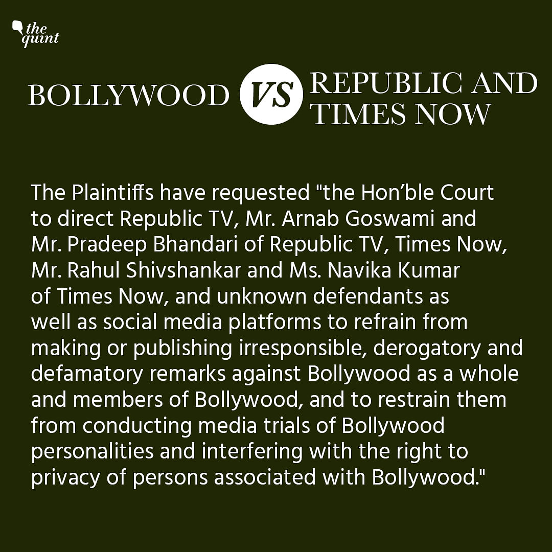 34 Bollywood producers have filed a suit in the Delhi High Court against 2 news channels. 