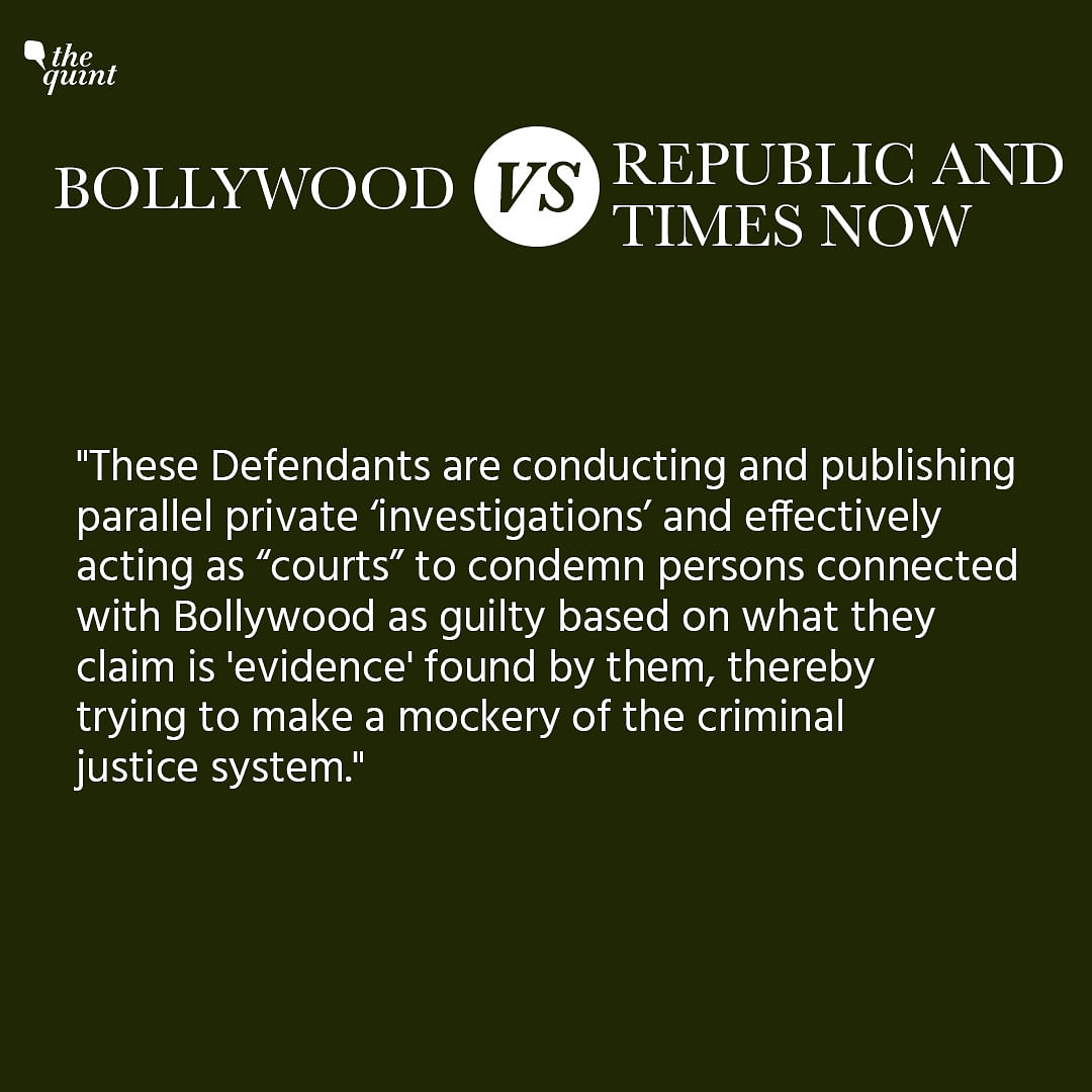 34 Bollywood producers have filed a suit in the Delhi High Court against 2 news channels. 