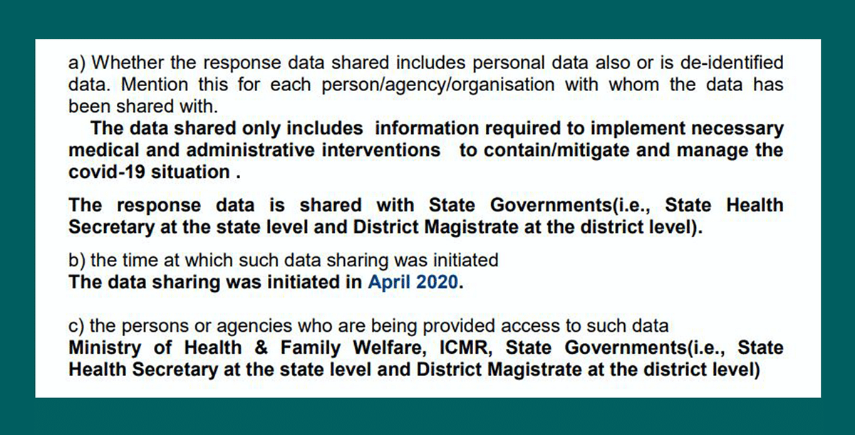 Is Aarogya Setu app a threat to data privacy? Government RTI response shows it ignored its own safeguards.