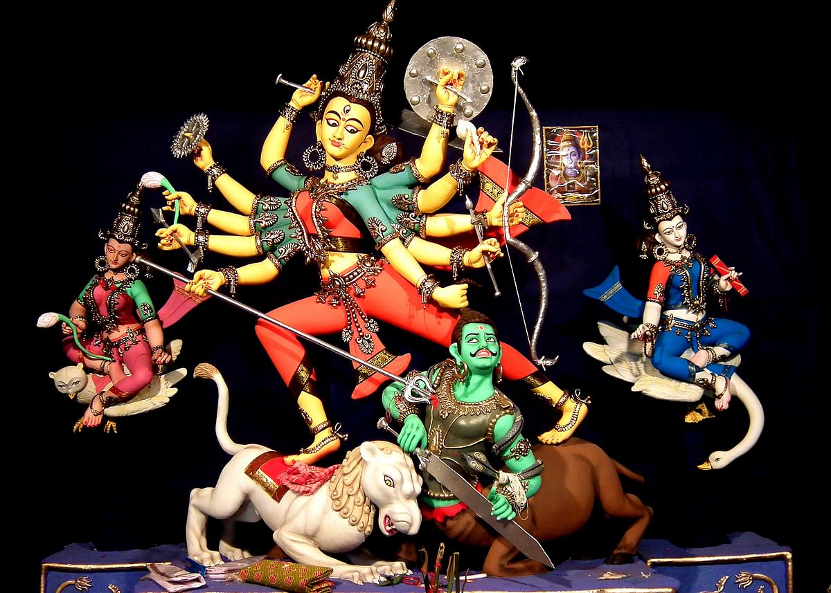 It is also known as Astra Puja (Worshipping Weapons) as on this day Goddess of Weapons Goddess Durga is worshipped.