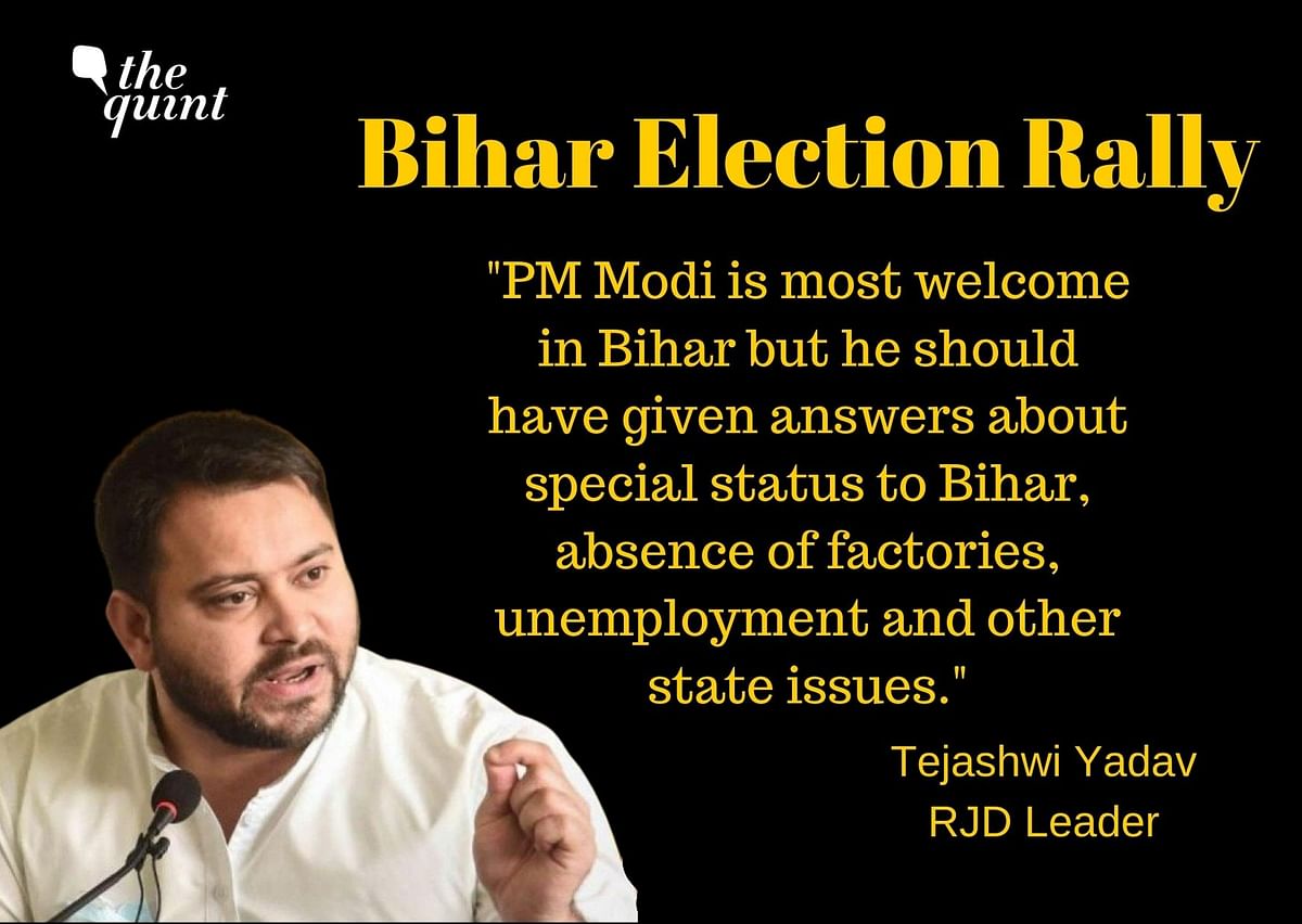 Bihar Poll Rally: Rahul-Tejashwi Slam Modi-Nitish Over Jobs, China