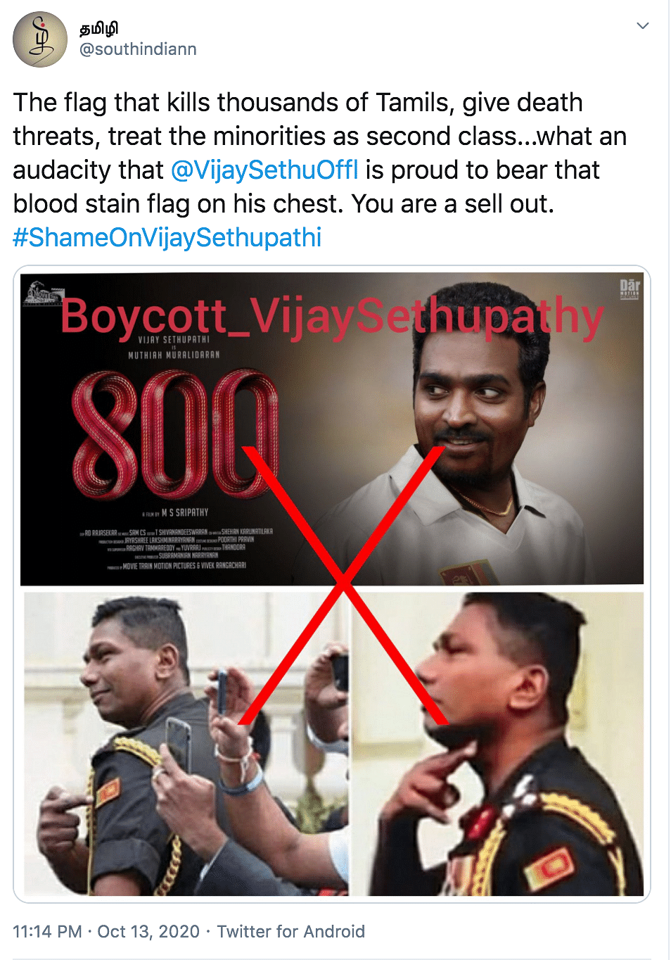 ‘Don’t Hurt Tamil Sentiments:’ Actor Vijay Sethupathi Slammed