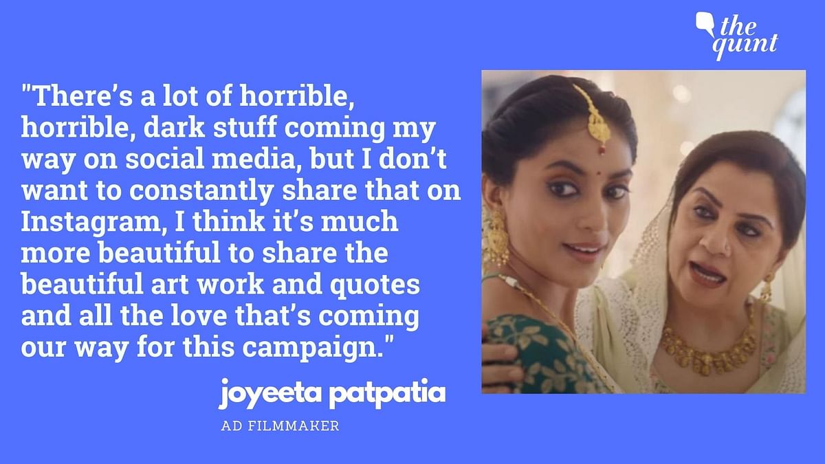An exclusive chat with the filmmaker who created the Tanishq Ekatvam ad which has now been withdrawn.