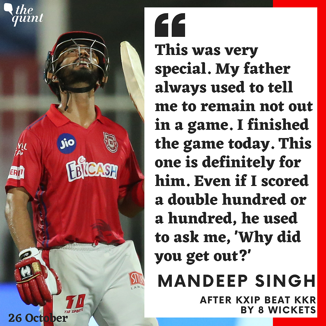 ‘Father Wanted Me to Always Stay Not Out,’ Says Mandeep After 66*
