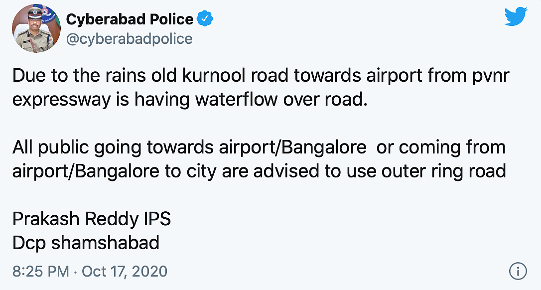 60 Dead, 37,000 Families Affected; Hyderabad to Receive More Rain