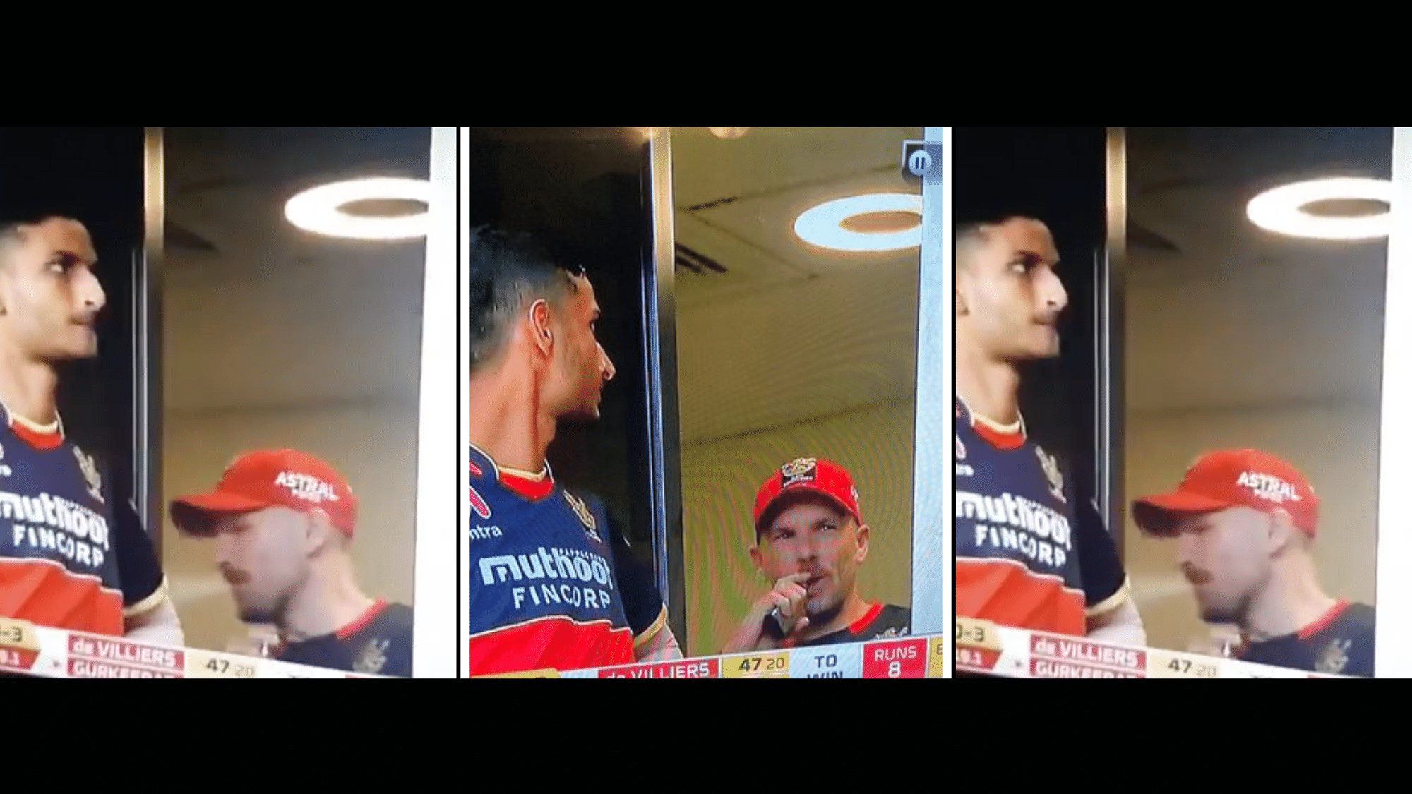 Aaron Finch was spotted vaping during RCB’s IPL 2020 match against RR on Saturday evening.