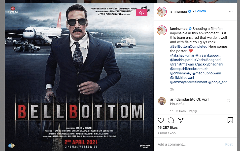 Shooting A Film Felt Impossible But Bell Bottom Is Complete. Akshay  Kumar's Unparalleled Swag In New Poster