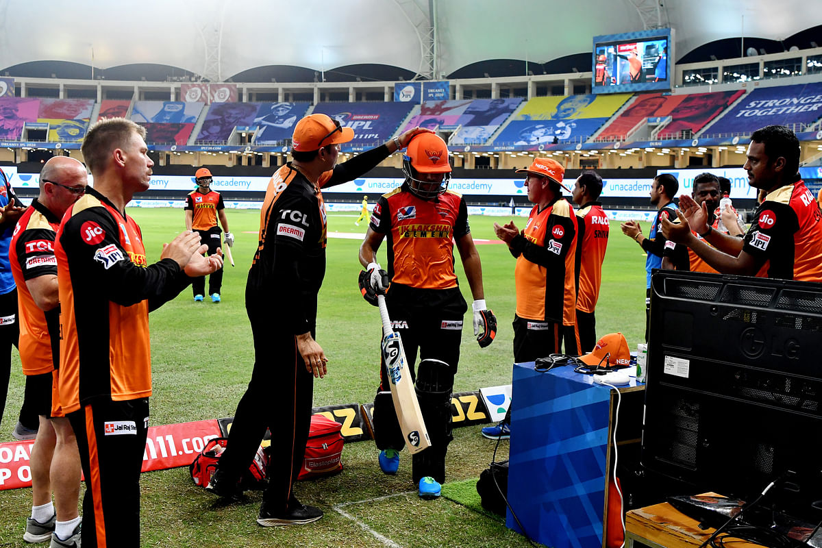 Sunrisers Hyderabad’s Priyam Garg scored his maiden IPL half-century against Chennai Super Kings. 