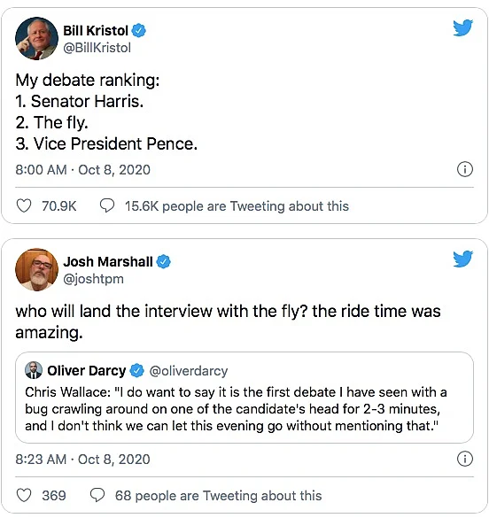 Kamala Harris, Mike Pence & The Fly That Stole The Show