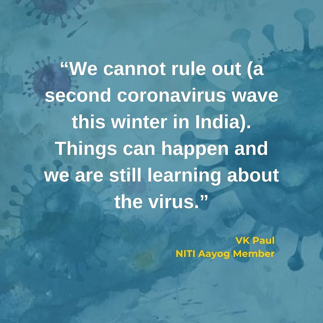 Can’t Rule Out Chances of Second COVID Wave in Winter: NITI Aayog