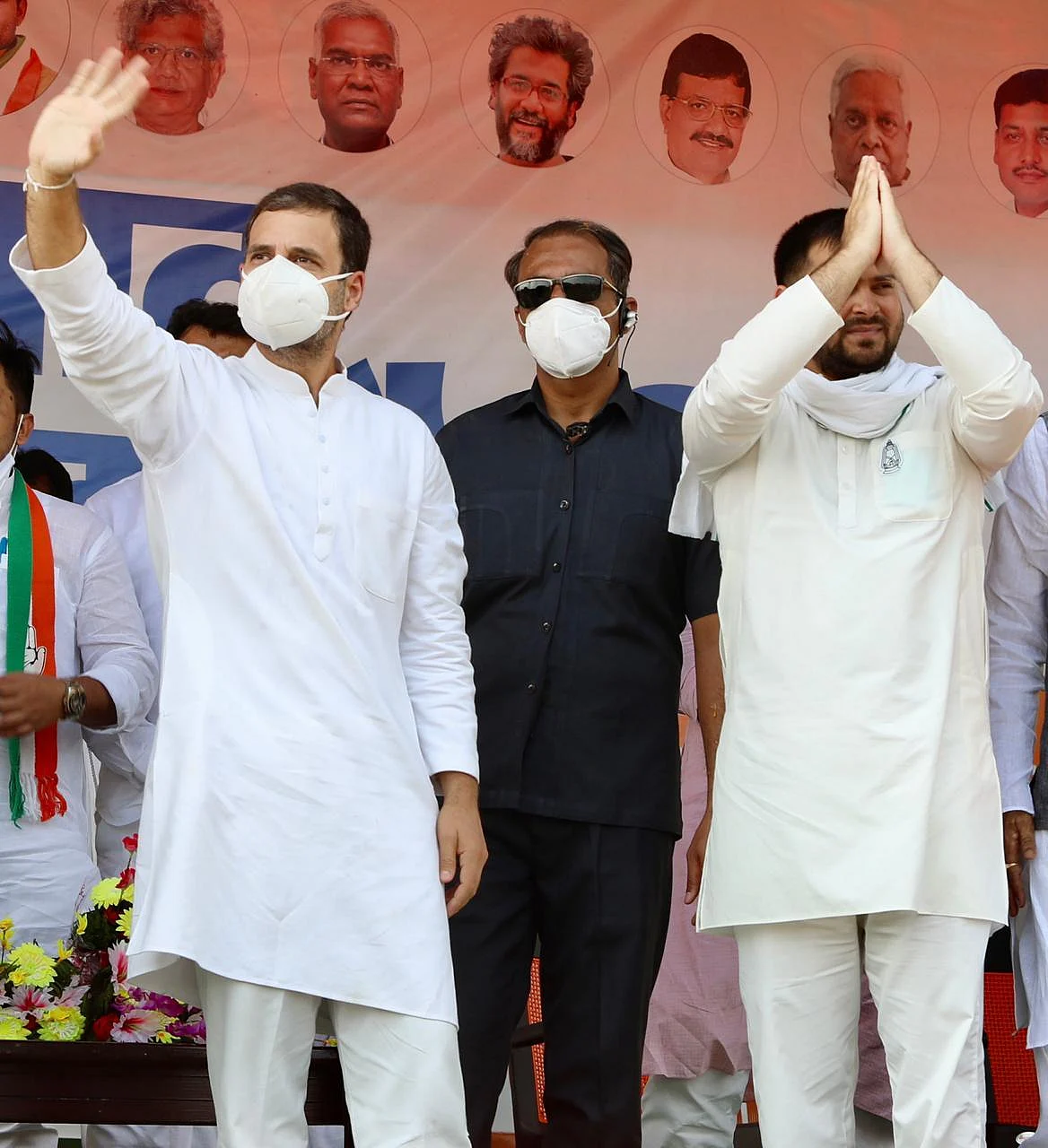 Bihar Poll Rally: Rahul-Tejashwi Slam Modi-Nitish Over Jobs, China
