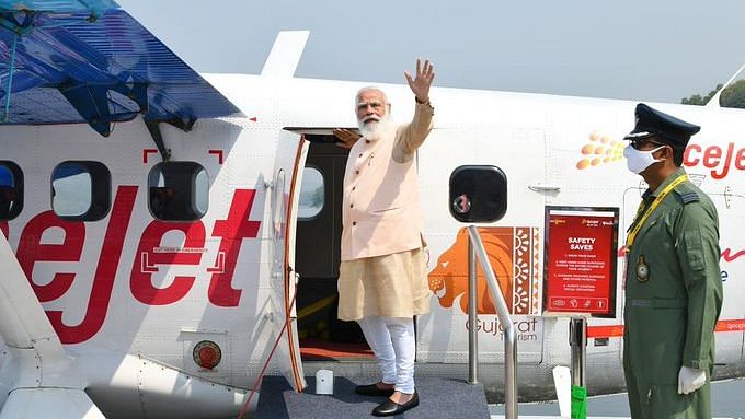 Prime Minister Narendra Modi inaugurated the country’s first seaplane service in Gujarat on the 145th birth anniversary of Sardar Vallabhbhai Patel.