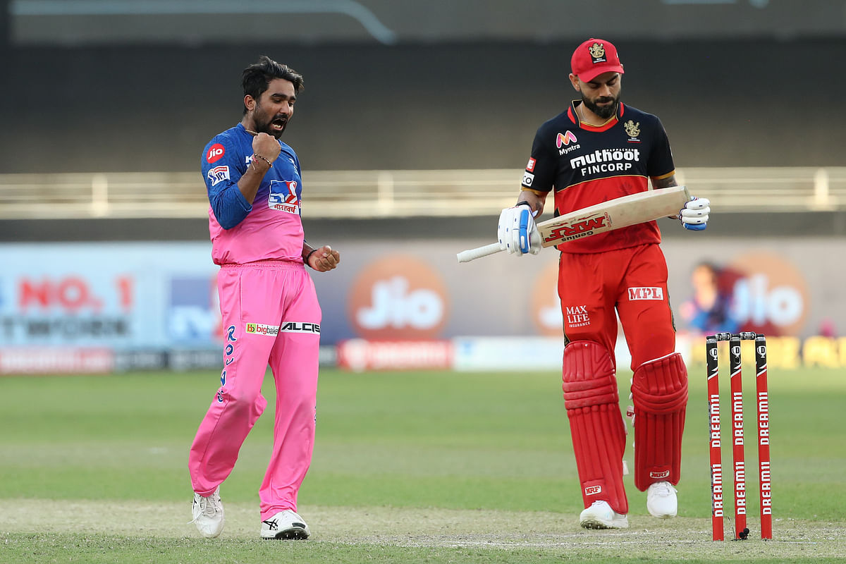 RCB beat Rajasthan Royals by seven wickets.