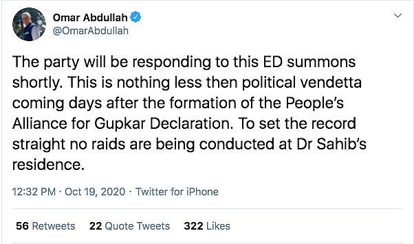 Court Will Decide, Not Worried: Farooq Abdullah on ED Questioning