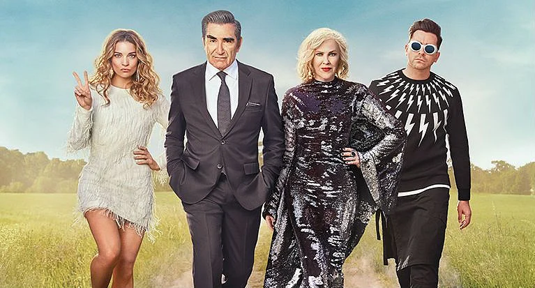 A poster of Schitt's Creek.