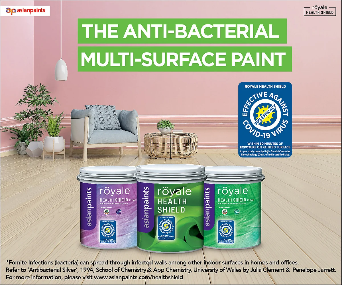 Asian Paints Royale Health Shield is a revolutionary product.