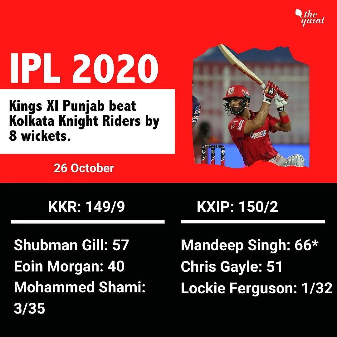 KXIP Beat KKR By 8 Wkts, Enter Top 4: Five Game-Changing Moments