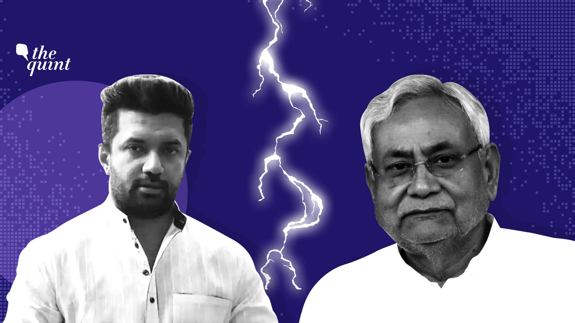  BJP’s understanding of the political reality is the basis for tacit support for Chirag Paswan (L) to loft the banner against Nitish Kumar (R) while reiterating support for BJP. Image used for representation.