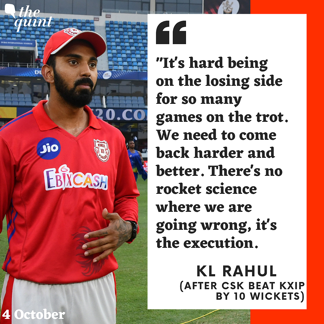 Hard Being On The Losing Side Of So Many Games On The Trot: Rahul
