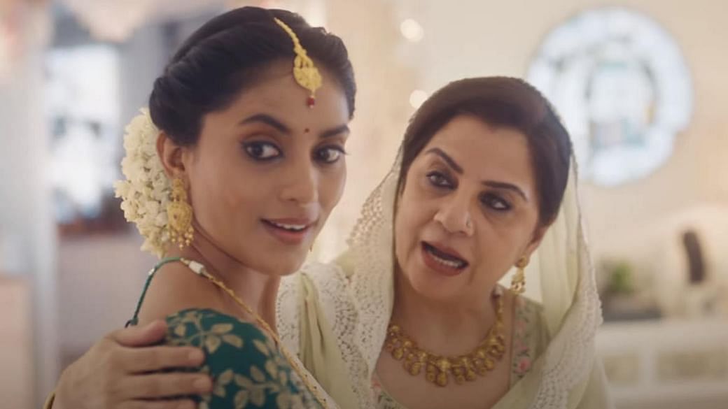 A still from the now retracted Tanishq ad.