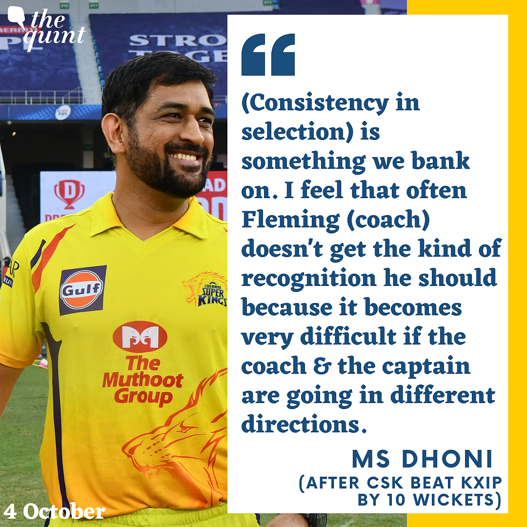 MS Dhoni Speaks After CSK Pull Off Biggest Win Of IPL 2020