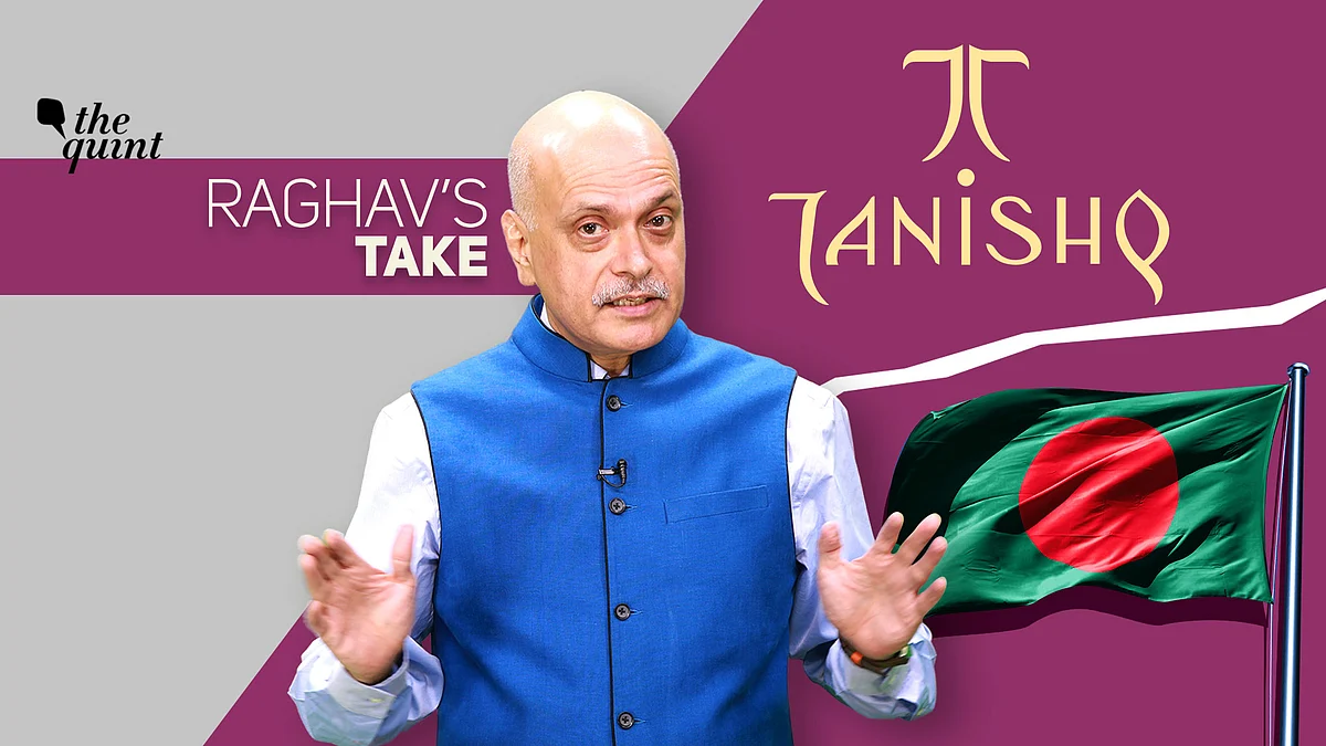 Image of Raghav Bahl, Tanishq logo and Bangladesh’s flag used for representational purposes.