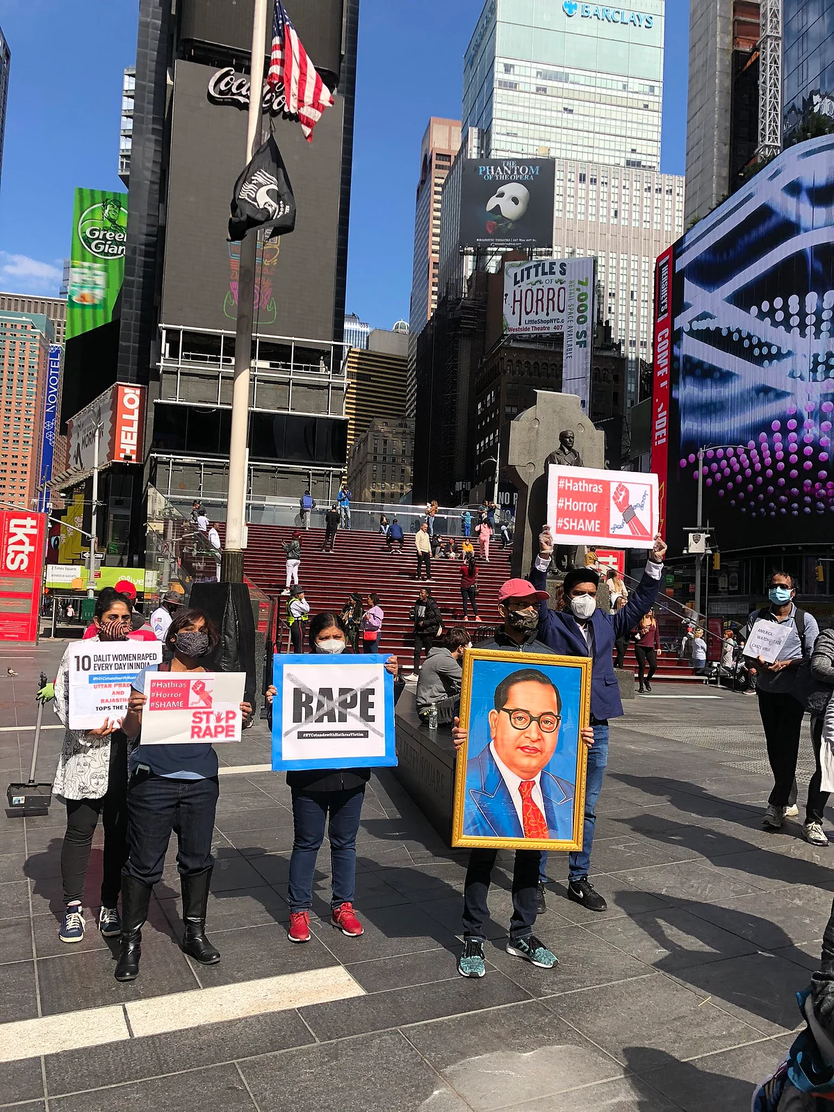 Dalit Lives Matter protest in New York.