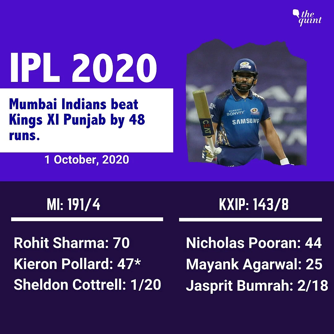 MI vs KXIP: 5 Reasons Why Mumbai Indians Thumped Punjab by 48 Runs