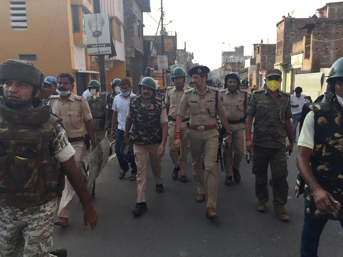 Munger Unrest: Cops on Patrol After Angry Mob Torches Police Vans