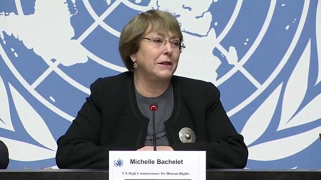 Michelle Bachelet,  UN High Commissioner for Human Rights
