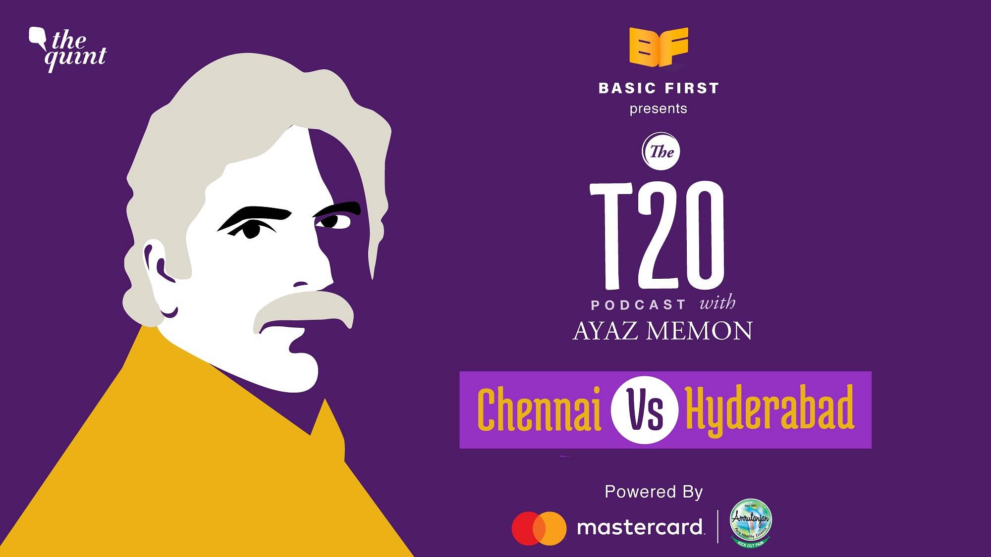 On episode 14 of The T20 Podcast, Ayaz Memon and I talk about Chennai’s 7 run loss to Hyderabad on Friday night.