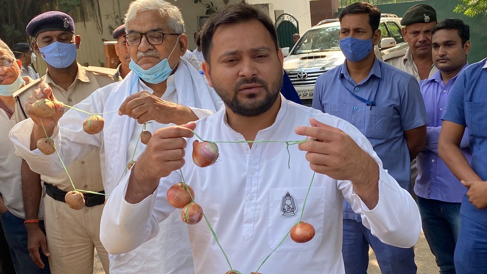 “Farmers are being destroyed and youth is unemployed,” Tejashwi Yadav said ahead of Bihar assembly elections.