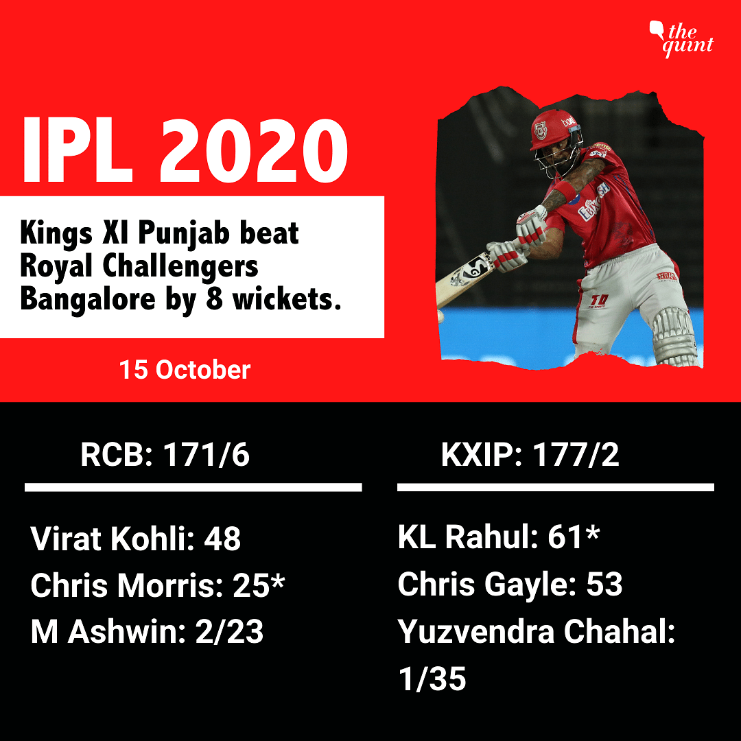 IPL 2020: Chris Gayle Smashes 53As KXIP Trounce RCB by 8 ...