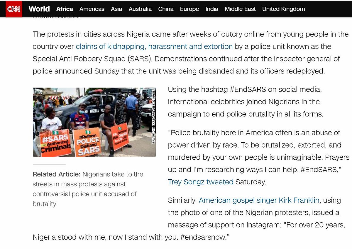 No, This Isn’t a Protest in Nigeria Demanding ‘Justice for SSR’