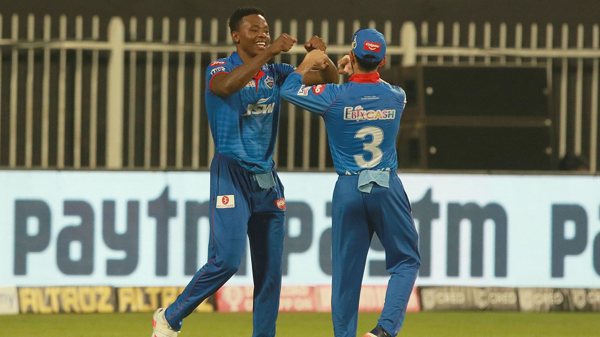 Delhi Capitals’ fast bowler Kagiso Rabada consolidated his hold on the Purple Cap with 3 more wickets, taking his tally to 15 wickets