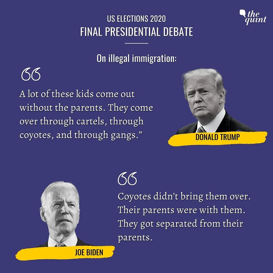 India’s Air is Filthy: Trump Spars With Biden in Final Prez Debate