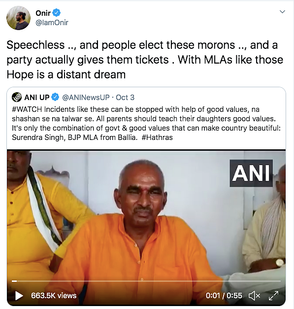 Kriti, Others Express Anger Over BJP MLA's Remark on Hathras Case