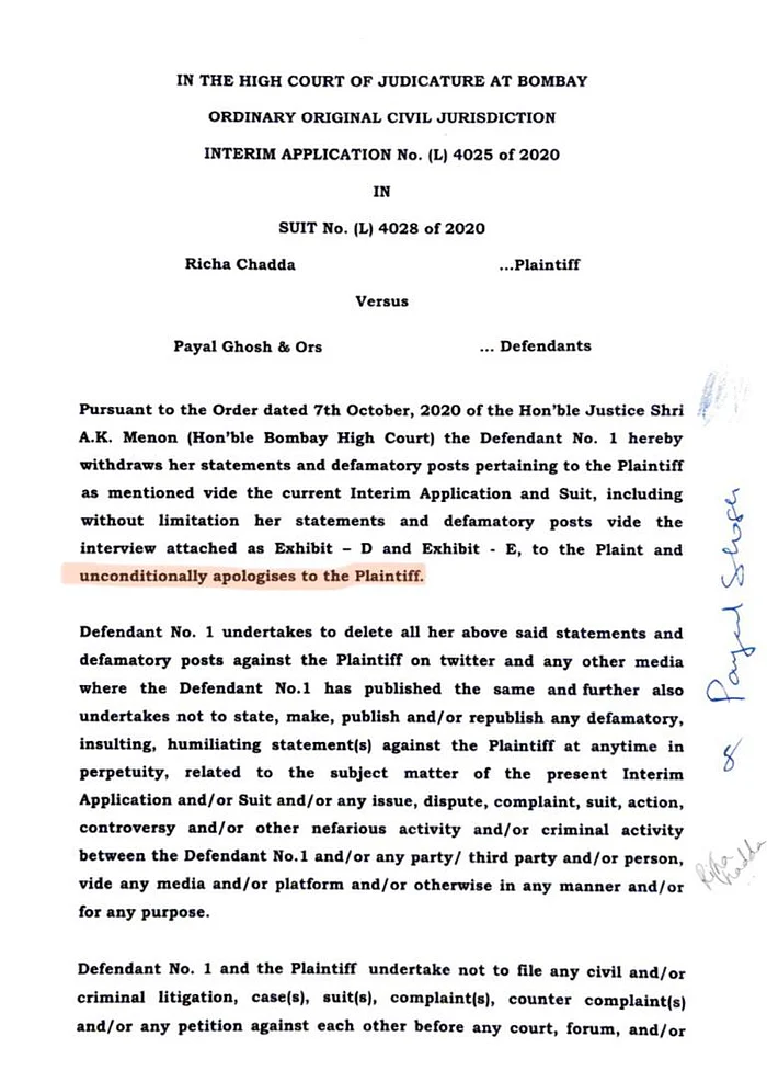 The court order.