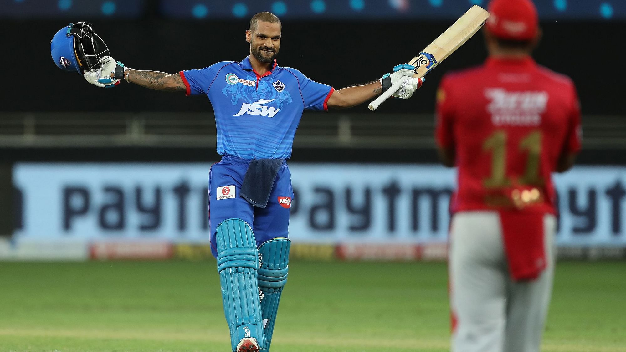 Shikhar Dhawan became the first batsman in IPL to score consecutive centuries in IPL. He scored 106 not out vs KXIP.