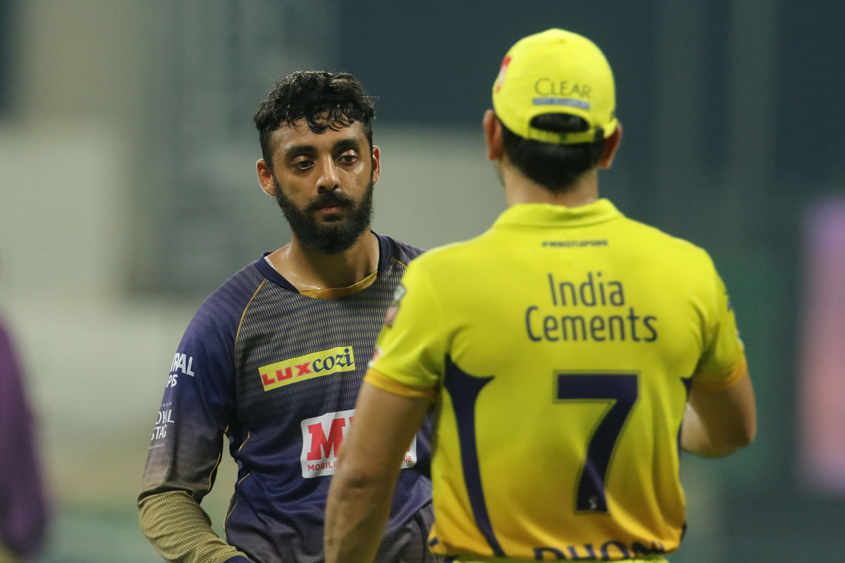 On Wednesday against Chennai Super Kings, Chakravarthy helped turn the game around for KKR by removing MS Dhoni.